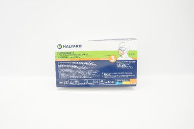 Halyard 47107 Fluidshield 3 Fog-Free Procedure Mask ASTM Level 3 - Box of 40